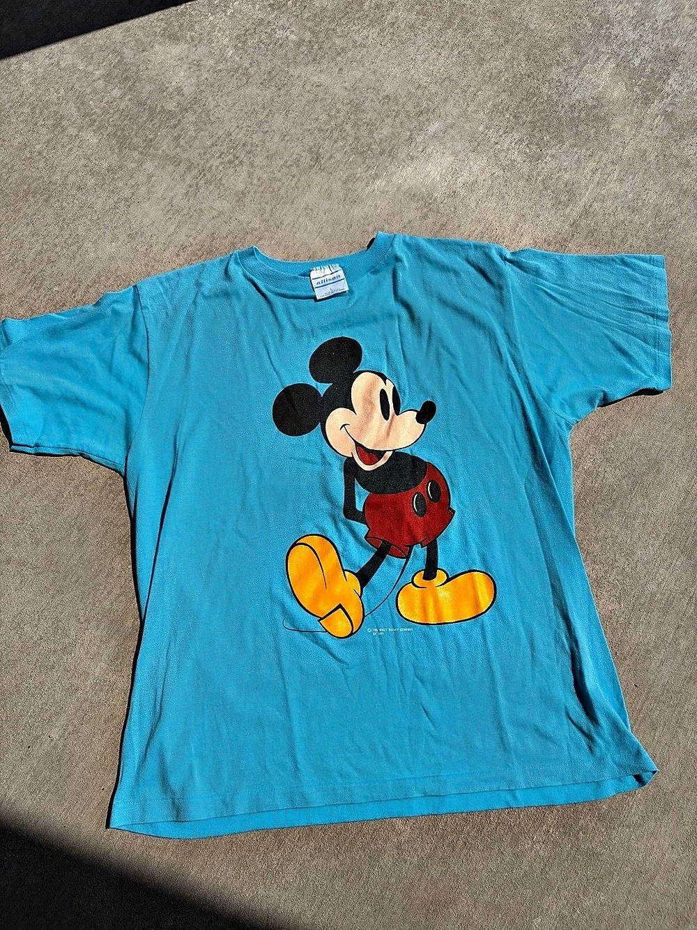 Disney Mickey Mouse Graphic Tee Boys 5T Blue Good